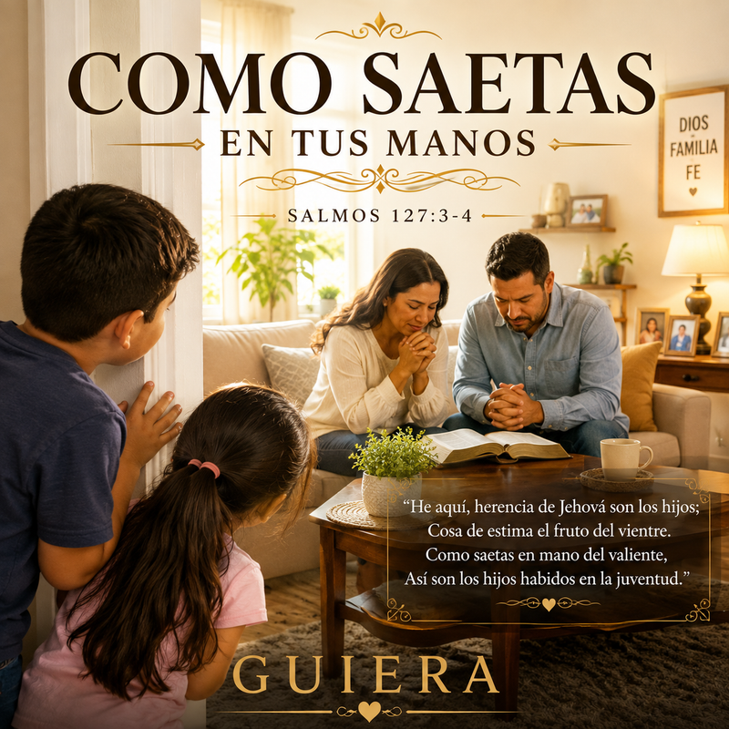 COMO SAETAS EN MANOS DEL VALIENTE