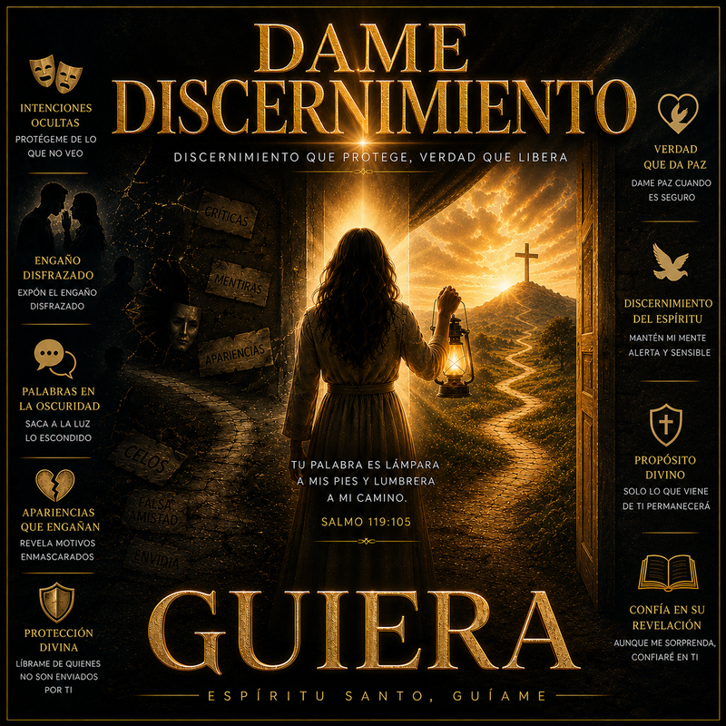 DAME DISCERNIMIENTO